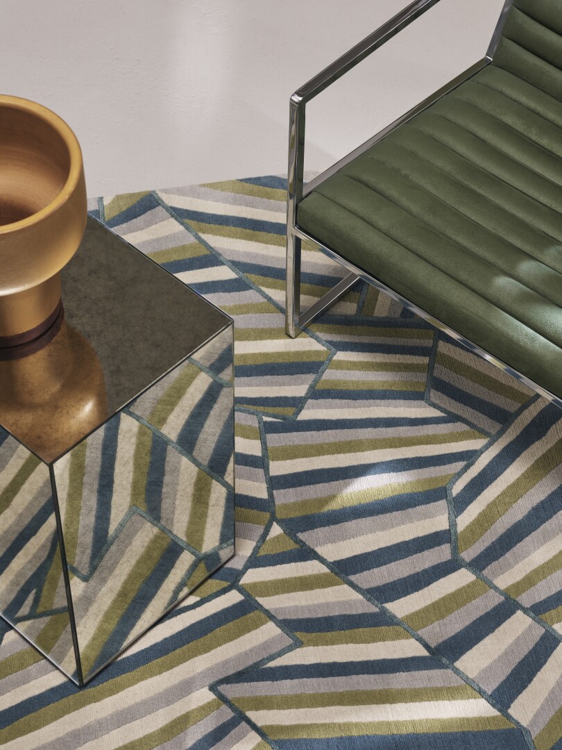 "La création de tapis est un véritable accident", explique Deirdre Dyson.